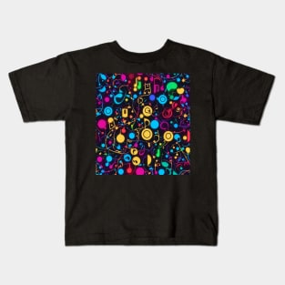 music pattern Kids T-Shirt